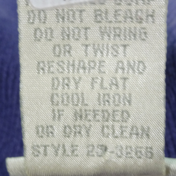 J Jill Blue 100% Cashmere Button Up Top Small - Picture 4 of 4